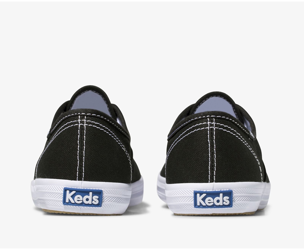 Keds Womens Sneakers Black - Champion Originals - 517XKHDRN